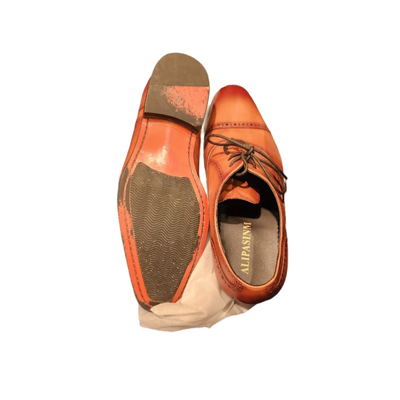 alipasimn Other - Men's Brown Leather Shoes